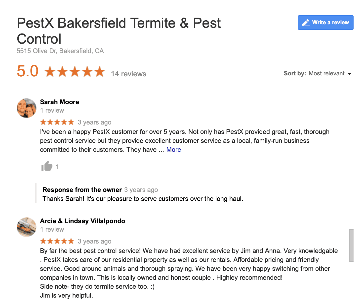 Bakersfield Pest Control Reviews, PEST X